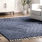 Nuloom Risette Geometric Shag Tassel Area Rug 2ft 7in x 8ft OZDN19C-2808 - alternate 7